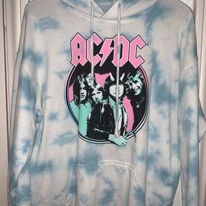 ACDC tie dye hoodie